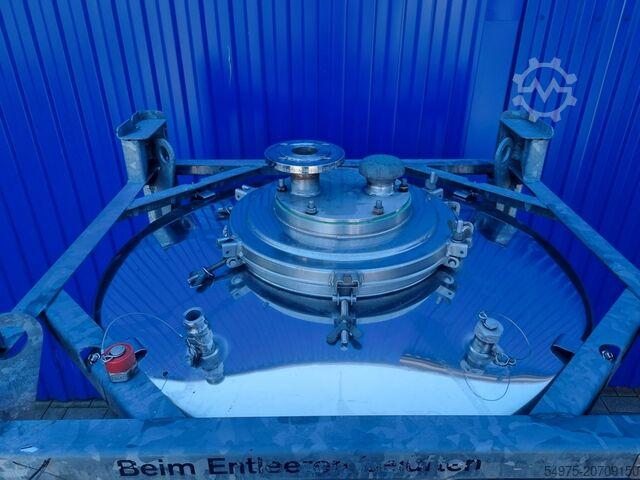 1000L stainless steel transport container tank Ucon