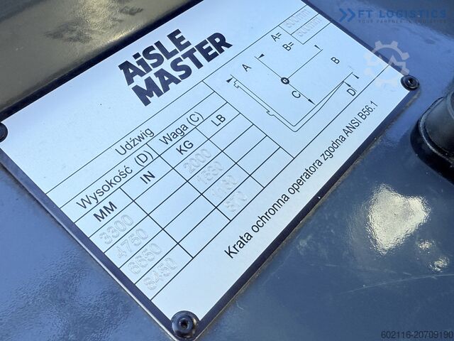 窄巷道叉车 Combilift AISLE MASTER TRIPLEX 8500 FREE LIFT TOP1