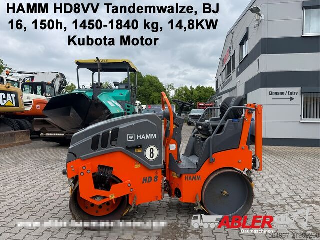 Tandem roller Hamm HD8VV Tandemwalze 14,8 kW