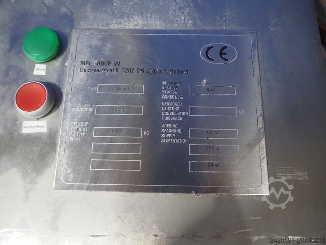 Boiling kettle with jacket and agitator Terlet