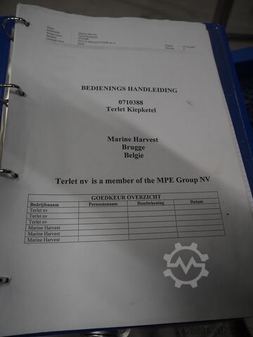 Boiling kettle with jacket and agitator Terlet