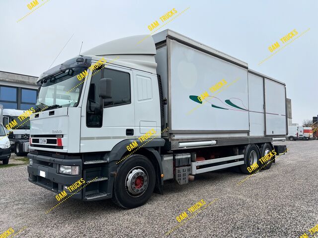 Wechselbehälter-LKW Iveco Eurotech 260E31 BDF Verkaufsaufbau