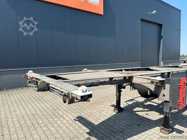 Transporte de contentores Van Hool 20FT/30FT ADR CHASSIS / galvanized / BPW DRUM /...