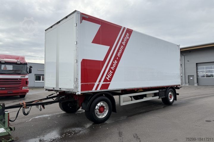 Remorcă carosată Krone IV/17 / Koffer mit HB / Swiss-Vehicle