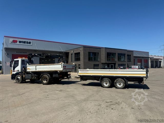 Three-way tipper trailer Möslein Dreiseitenkipper Anhänger mit Rampen