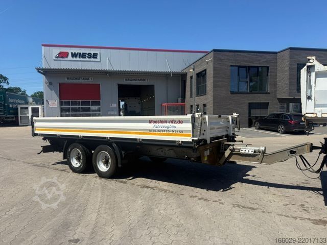 Camion basculante trilateral IVECO 140E250 Kipper mit HIAB Kran möglich mitAnhänger