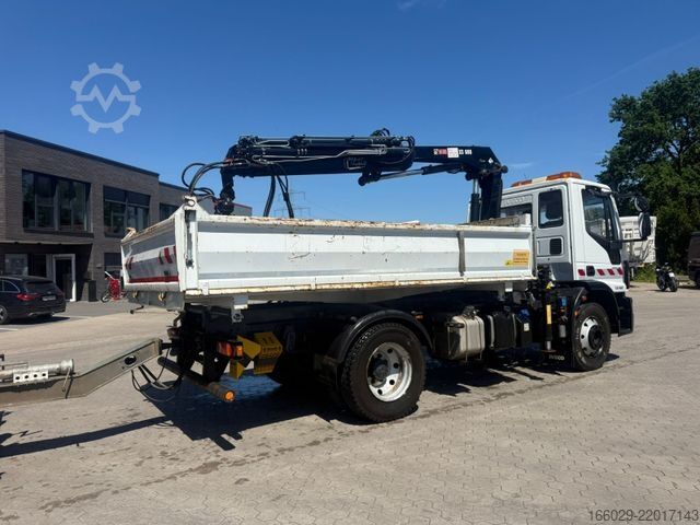 Kiper kamion IVECO 140E250 Kipper mit HIAB Kran möglich mitAnhänger