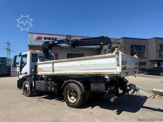 Kiper kamion IVECO 140E250 Kipper mit HIAB Kran möglich mitAnhänger