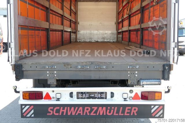 Semirremolque abierto con toldo SCHWARZMÜLLER SPA 3/E Pritsche safety-roof Edscha Liftachse