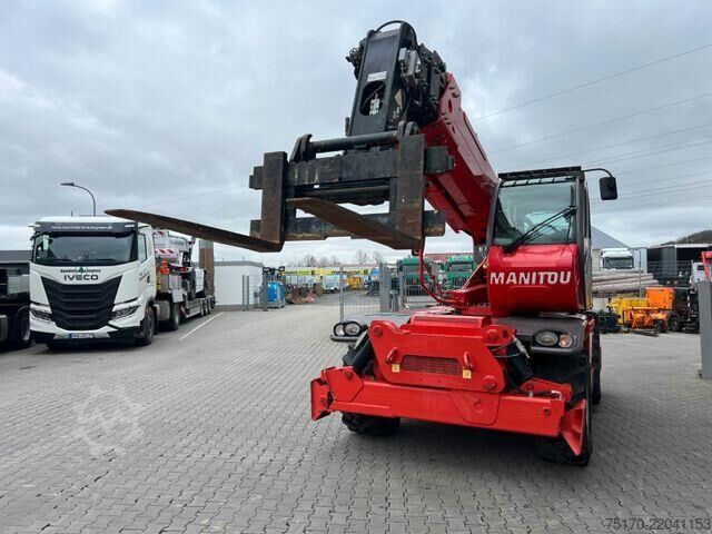 телескопичен товарач Manitou MRT 2150 + / nur 2.463h! / Funk / Gabel