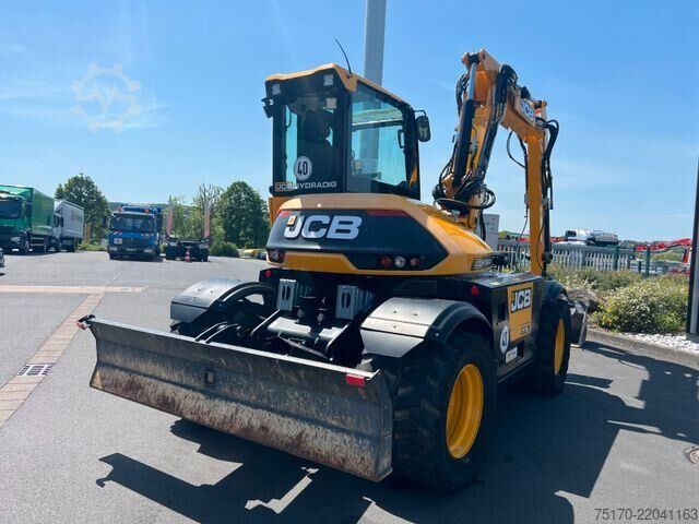 पहिया खुदाई यंत्र JCB Hydradig 110W / Pratzen / nur 179h / Löffelpaket