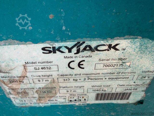 Scissor lift SkyJack SJ 4632 11,70m Schaarhoogwerker/scissor lift