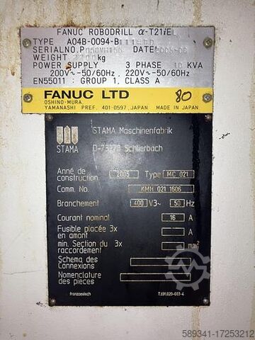 2005 FANUC A04B-0094-B111#BD FANUC ROBODRILL α-T2 STAMA