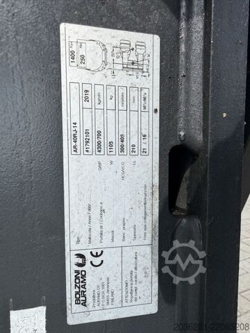 Pappersrullklämma Bolzoni AR-40RJ-14