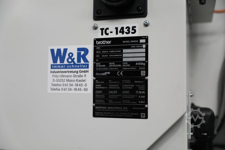 Függőleges megmunkáló központ Brother Speedio R650X2