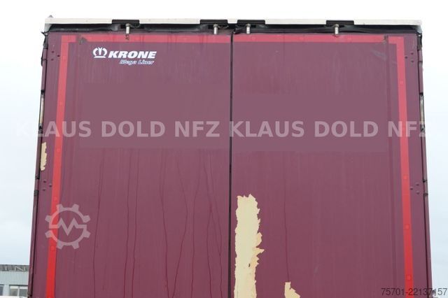 Auflieger mit Pritsche & Plane KRONE SD Pritsche Plane XL MegaLiner Edscha Bordwände