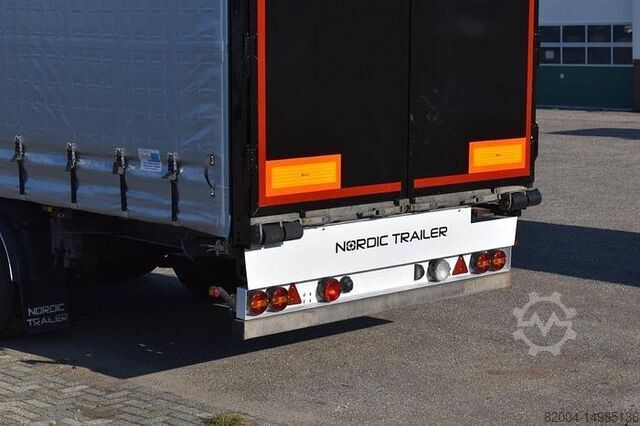 Curtain sided NORDIC S340 3 AXLE CURTAINSIDER SLIDING ROOF , NEW TIL...