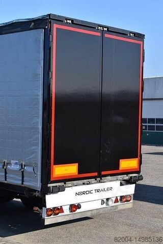 Curtain sided NORDIC S340 3 AXLE CURTAINSIDER SLIDING ROOF , NEW TIL...