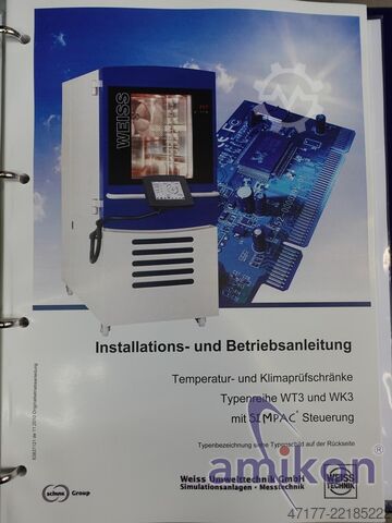 Teplotná skriňa 335 litrov Weiss WT3-340/40 -42°C bis +180°C
