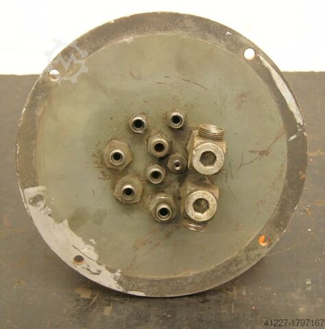 Rotary feedthrough hydraulics Rexroth Durchfuehrung 10x