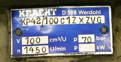 Hydraulikaggregat KRACHT Typ 268l/70 bar