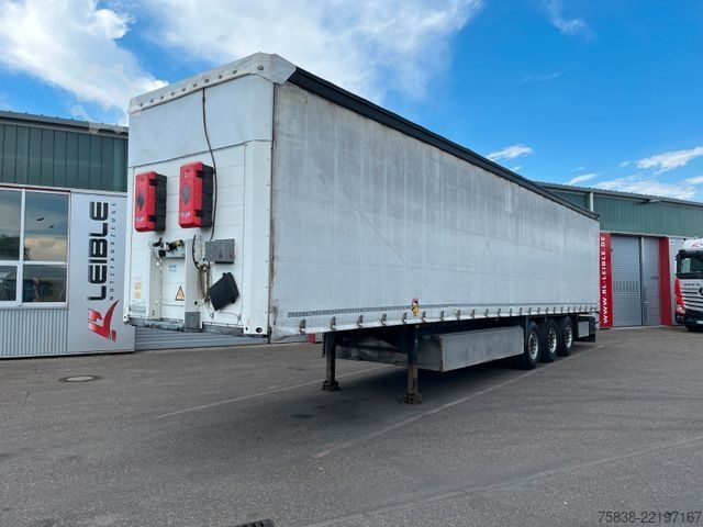 Atvērta puspiekabe ar tentu SCHMITZ CARGOBULL SCS 24XLight*RSAB*Zertifikat Code XL*Getränke*