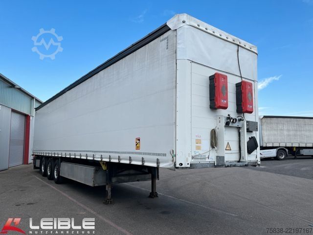 Atvērta puspiekabe ar tentu SCHMITZ CARGOBULL SCS 24XLight*RSAB*Zertifikat Code XL*Getränke*
