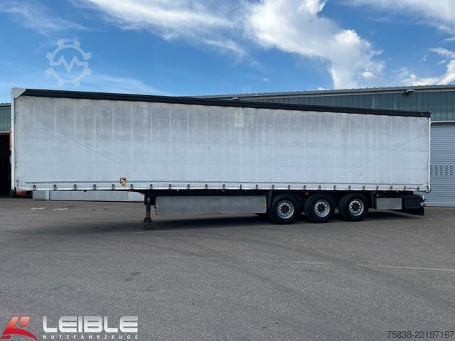 Atvērta puspiekabe ar tentu SCHMITZ CARGOBULL SCS 24XLight*RSAB*Zertifikat Code XL*Getränke*