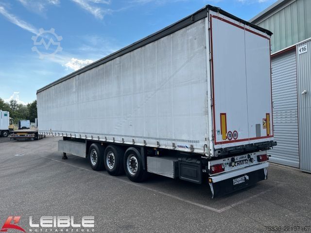 Atvērta puspiekabe ar tentu SCHMITZ CARGOBULL SCS 24XLight*RSAB*Zertifikat Code XL*Getränke*