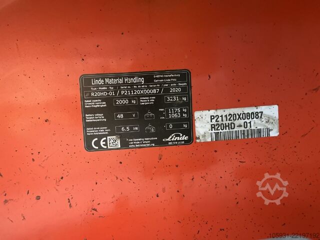 Reach truck Linde R20HD-01