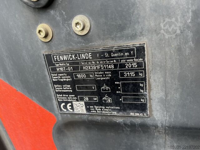 LPG kahveltõstukid Linde H16T-01