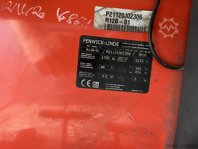 Reach truck Linde R12B-01