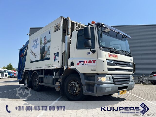 Машина для збору сміття DAF CF 75 250 EEV / Haller X2C MEKAV 20 m3 / Garbag...