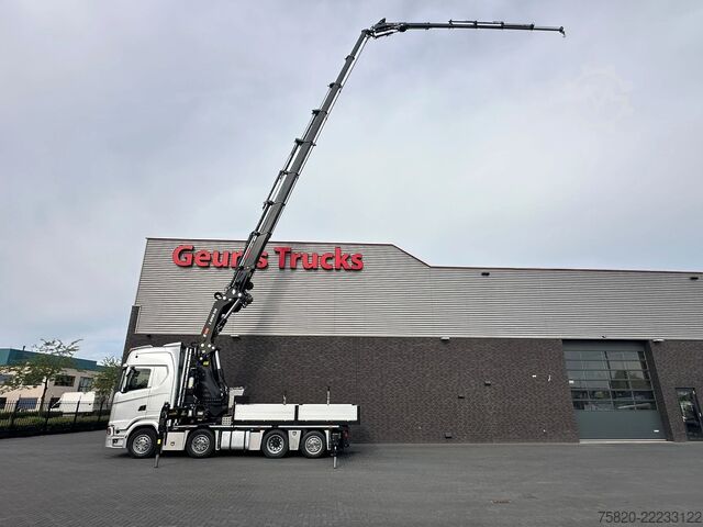 クレーン車 Scania S500 8X2 TREKKER BAKWAGEN +HIAB 858E-8+JIB 150X...