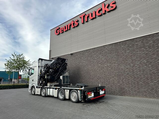 クレーン車 Scania S500 8X2 TREKKER BAKWAGEN +HIAB 858E-8+JIB 150X...