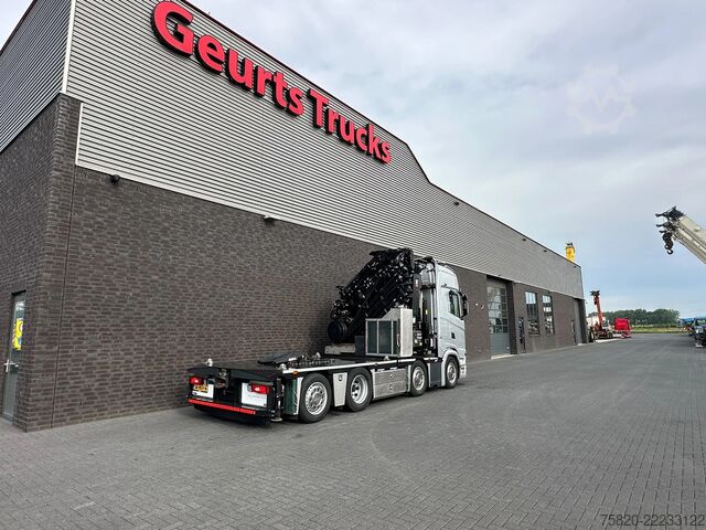 クレーン車 Scania S500 8X2 TREKKER BAKWAGEN +HIAB 858E-8+JIB 150X...