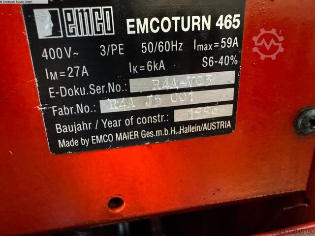CNC-svarv EMCO Emcoturn 465