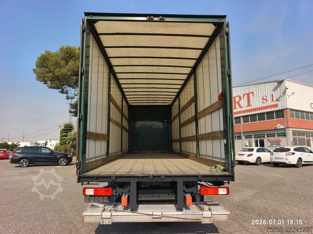 Camião plataforma com lona RENAULT 18.280 D WIDE