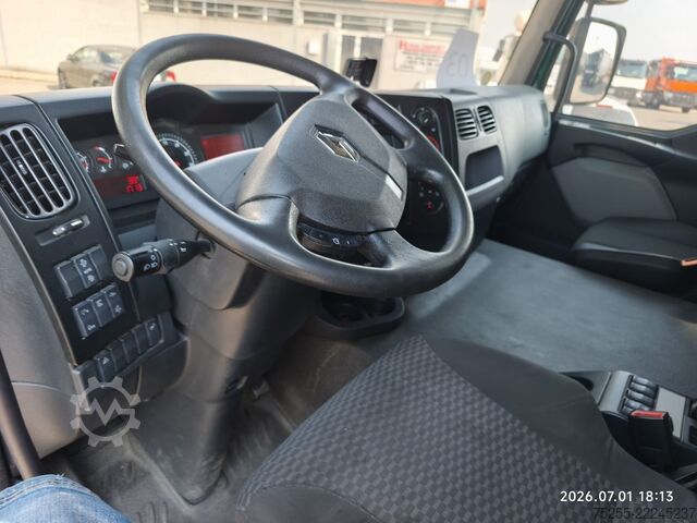 Camião plataforma com lona RENAULT 18.280 D WIDE