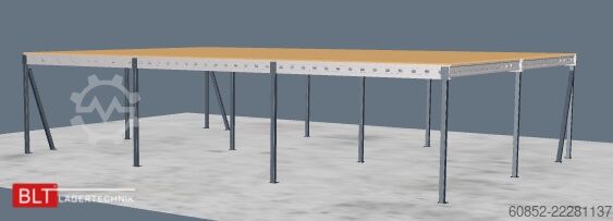 Skladišna platforma 10x15m Lagerbühne , Belastung : 500kg/qm Unterkante: 3,0m , ca. 150qm Systembühne