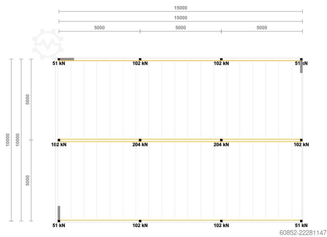 Skladiščna platforma 10x15m Lagerbühne , Belastung : 500kg/qm Unterkante: 2,5m ,ca. 150qm Systembühne