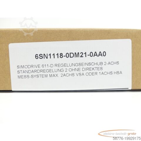 ส่วนประกอบของซีเมนส์ Siemens 6SN1118-0DM21-0AA0 SN:ST-R72011661 - mit 24 Monaten Gewährleistung! -