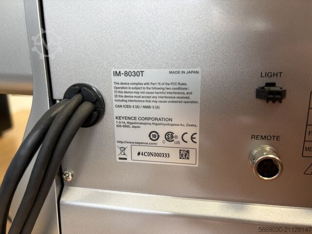 Merací systém Keyence IM-8030T