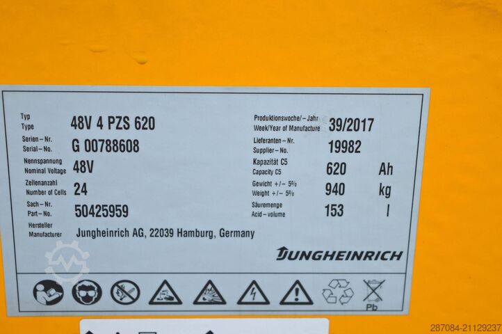 Retrákový vozík Jungheinrich ETV C16