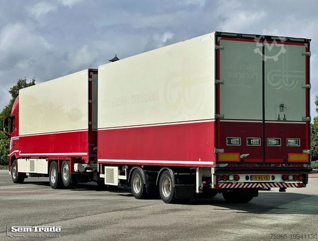Ledusskapja kravas automašīna VOLVO FH 500 I-PARK COOL VAN BEURDEN ISOLATED BOXES TA
