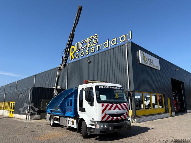 Volquete con grúa Renault Midlum 220 + PALFINGER PK 6001 + tipper + remot...