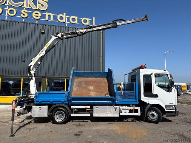 Volquete con grúa Renault Midlum 220 + PALFINGER PK 6001 + tipper + remot...