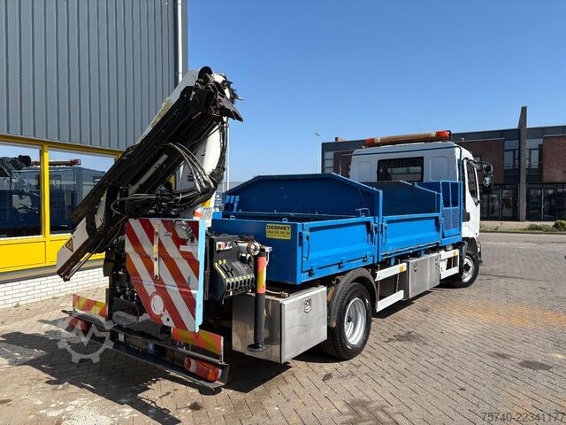 Volquete con grúa Renault Midlum 220 + PALFINGER PK 6001 + tipper + remot...