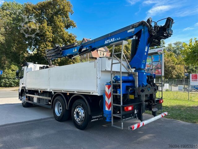 卡车装载式起重机 VOLVO FM 420 Baustoff 6x2 lift/lenk Atlas Kran
