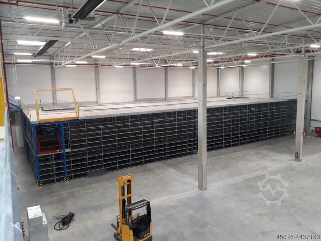 2.500 m² de plataforma de almacenamiento Schäfer R3000 2-3 st 2.500 m² Lagerbühne Schäfer R3000 2-3 st CAD Planung und Montage